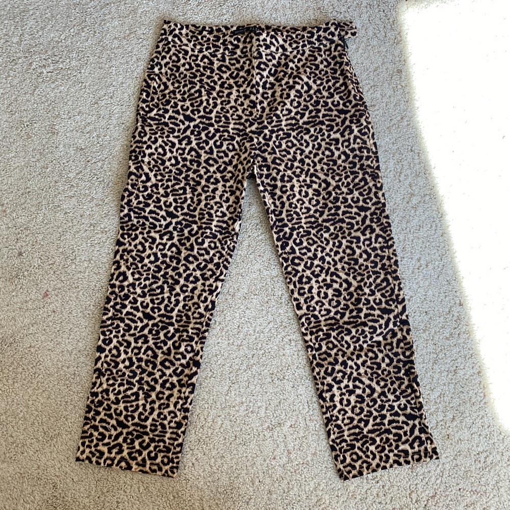 Cheetah print pants